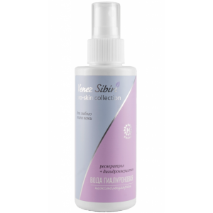 Вода гиалуроновая для глубокого увлажнения, низкомолекулярная, VENEZ SIBIRI PRO-SKIN COLLECTION (150 мл)