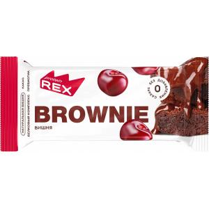 Пирожное протеиновое Брауни с вишней Protein Rex (50 г)